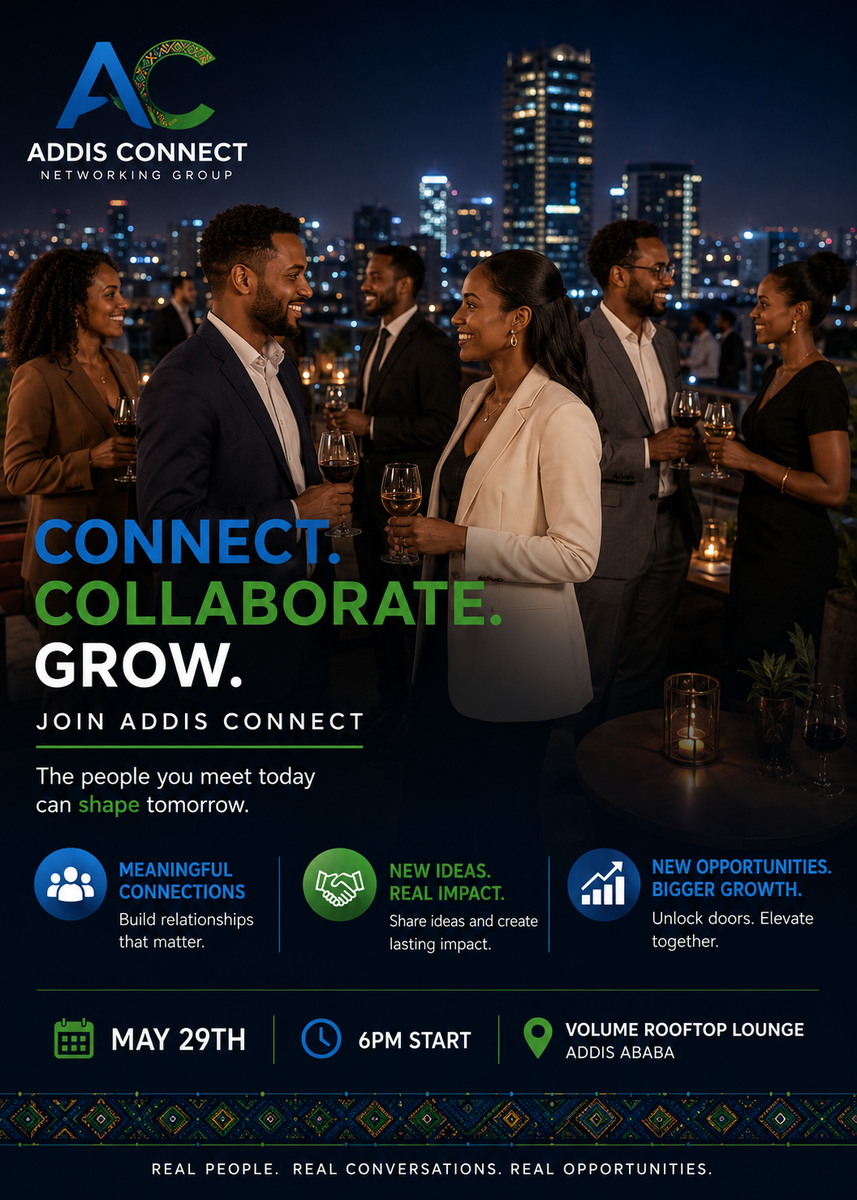 Addis Connect — networking on the rooftop